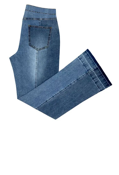 Ankle Slit Crop Jean