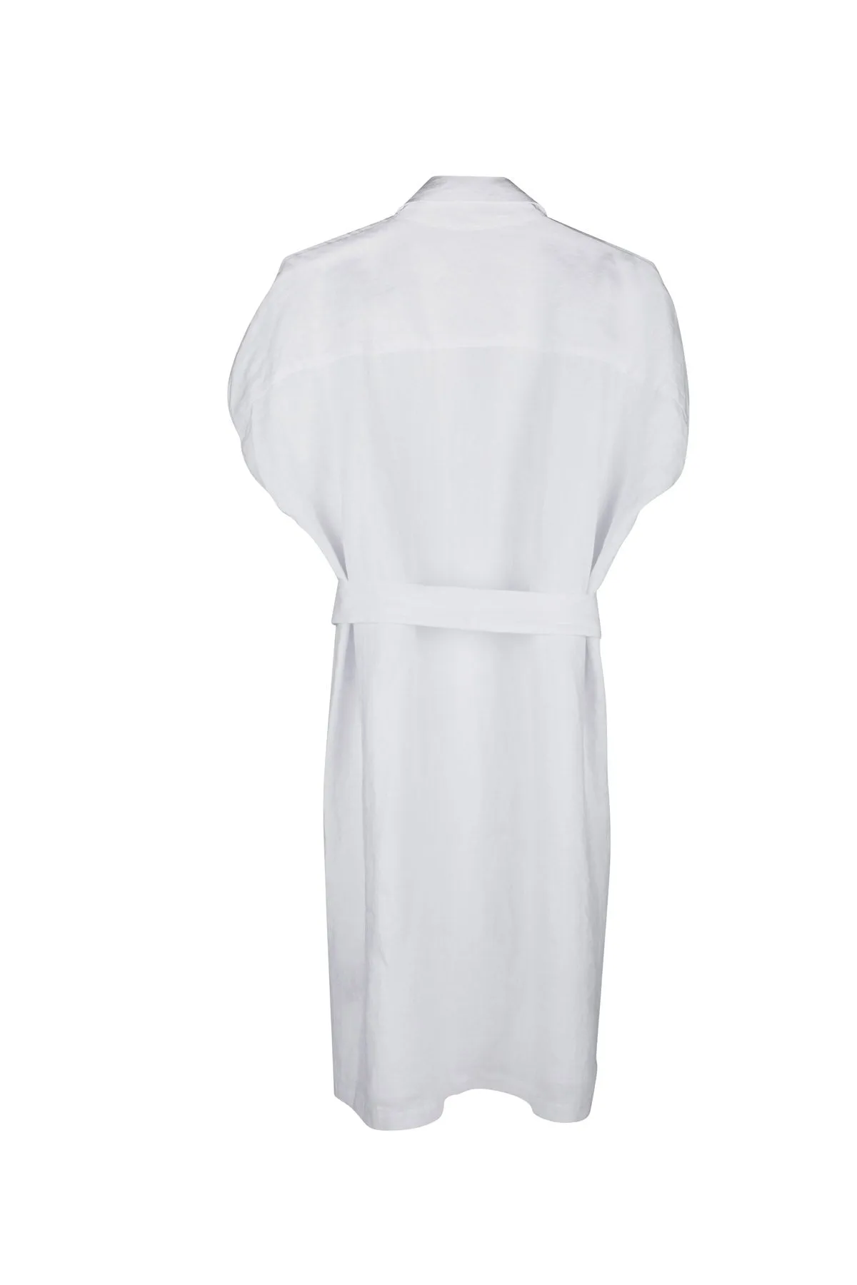 COCO LINEN SHIRTDRESS WHITE