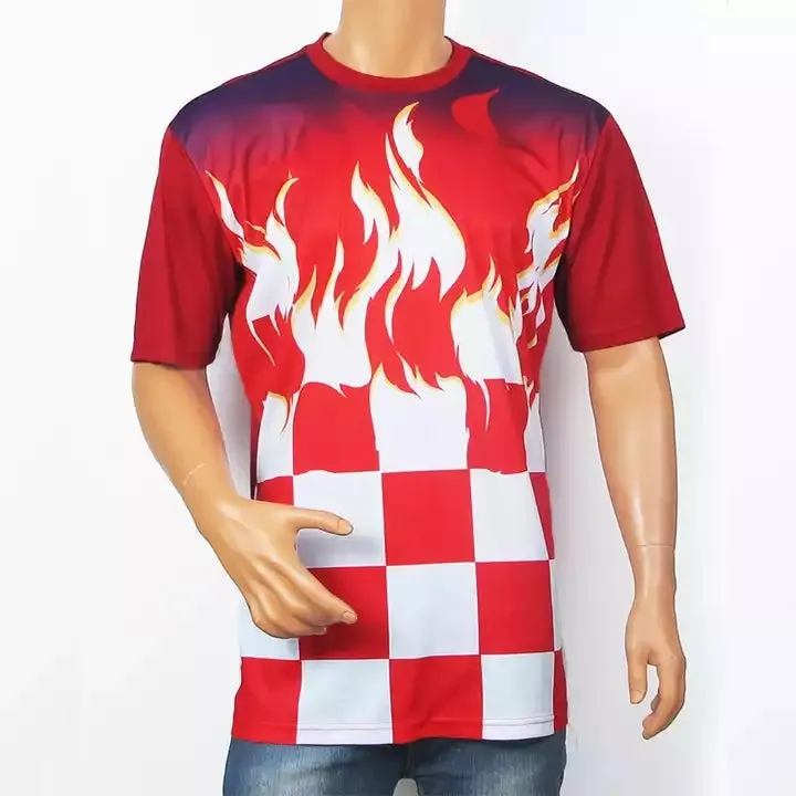 Custom Design Sports Sublimation Printing Marathon Running T shirt