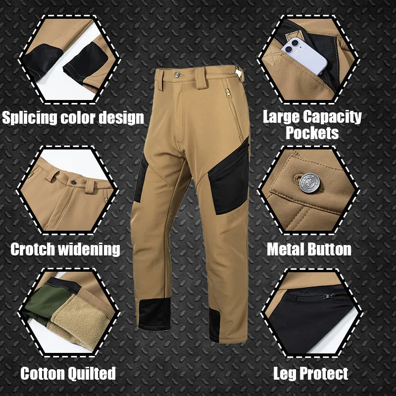 Grampus Softshell Waterproof Tactical Pants for Winter Army Green