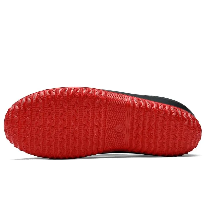 Groovywish Slip-on Waterproof Orthopedic Shoes Rubber Winter Boots For Men