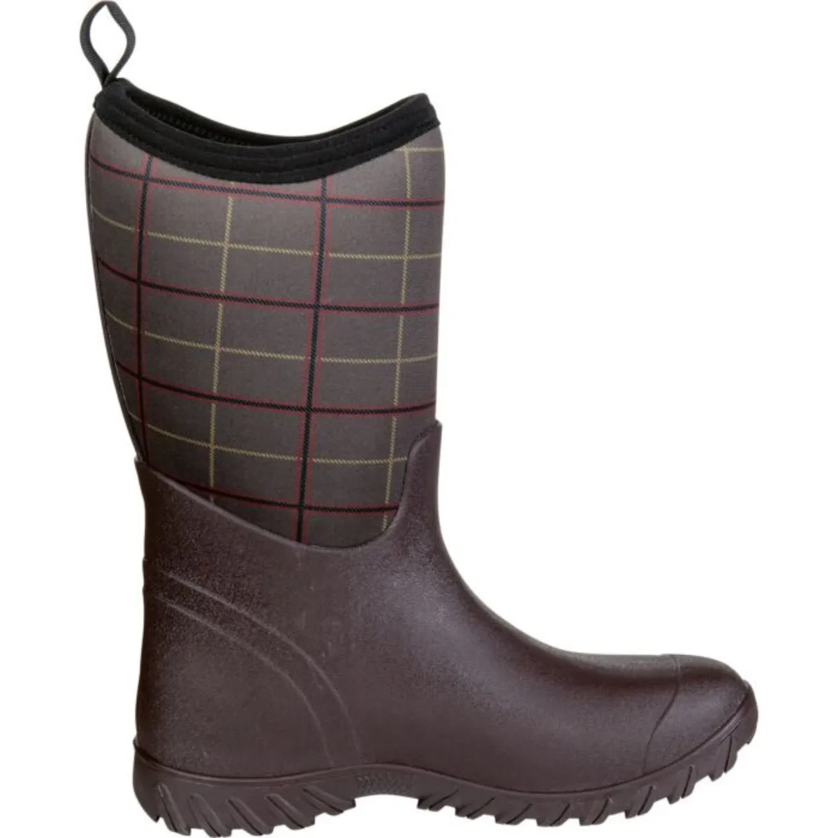 HKM 'Softopren Thermo' Winter Boots in Brown/Beige Check - Women's EU 36 (US 5.5)