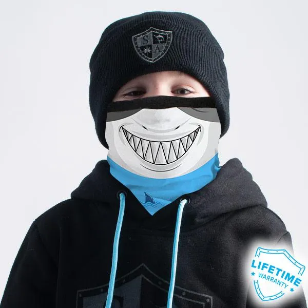 Kids Frost Tech | Baby Shark Fleece Lined Face Shield ®