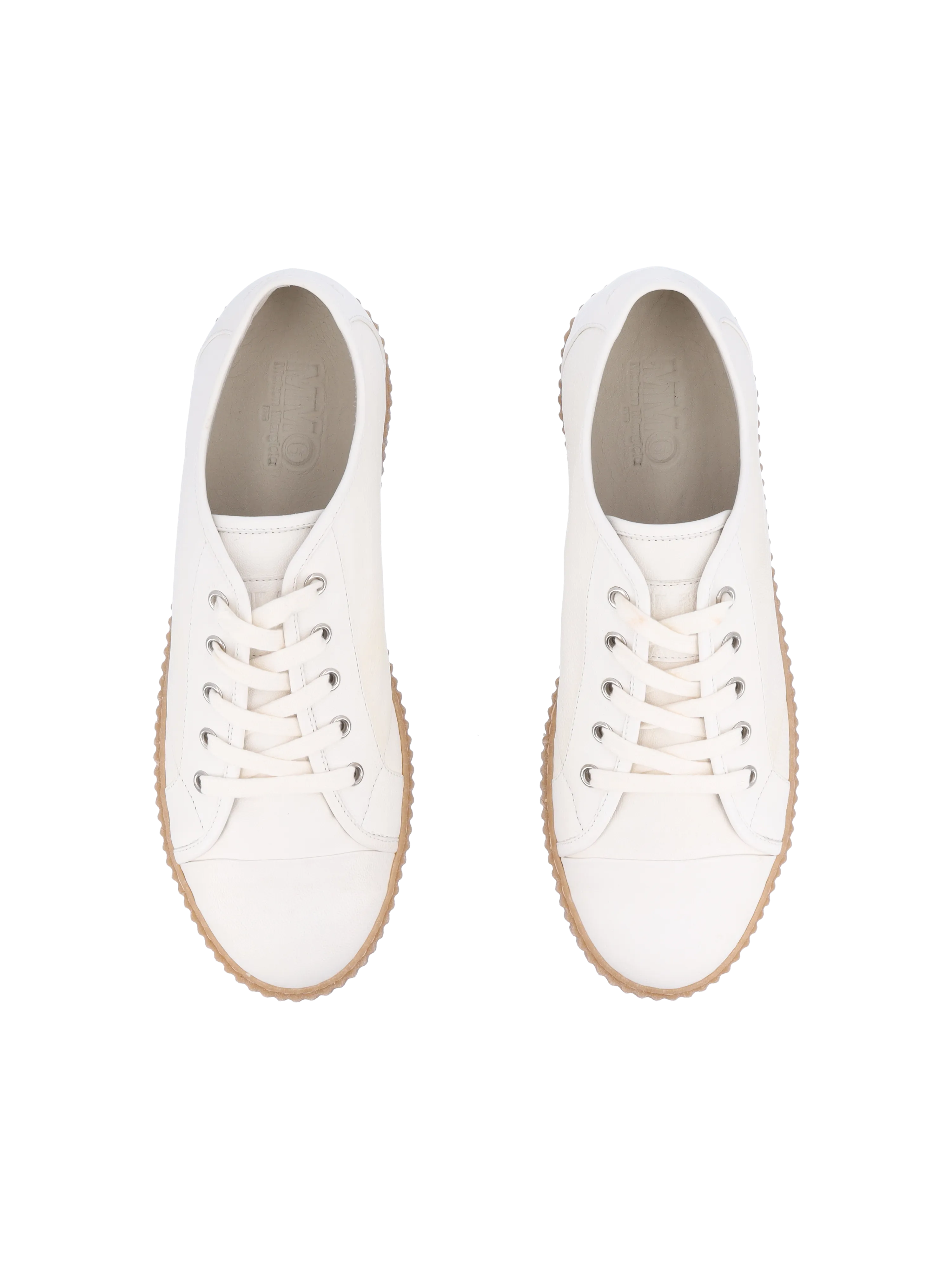 low-top leather sneakers