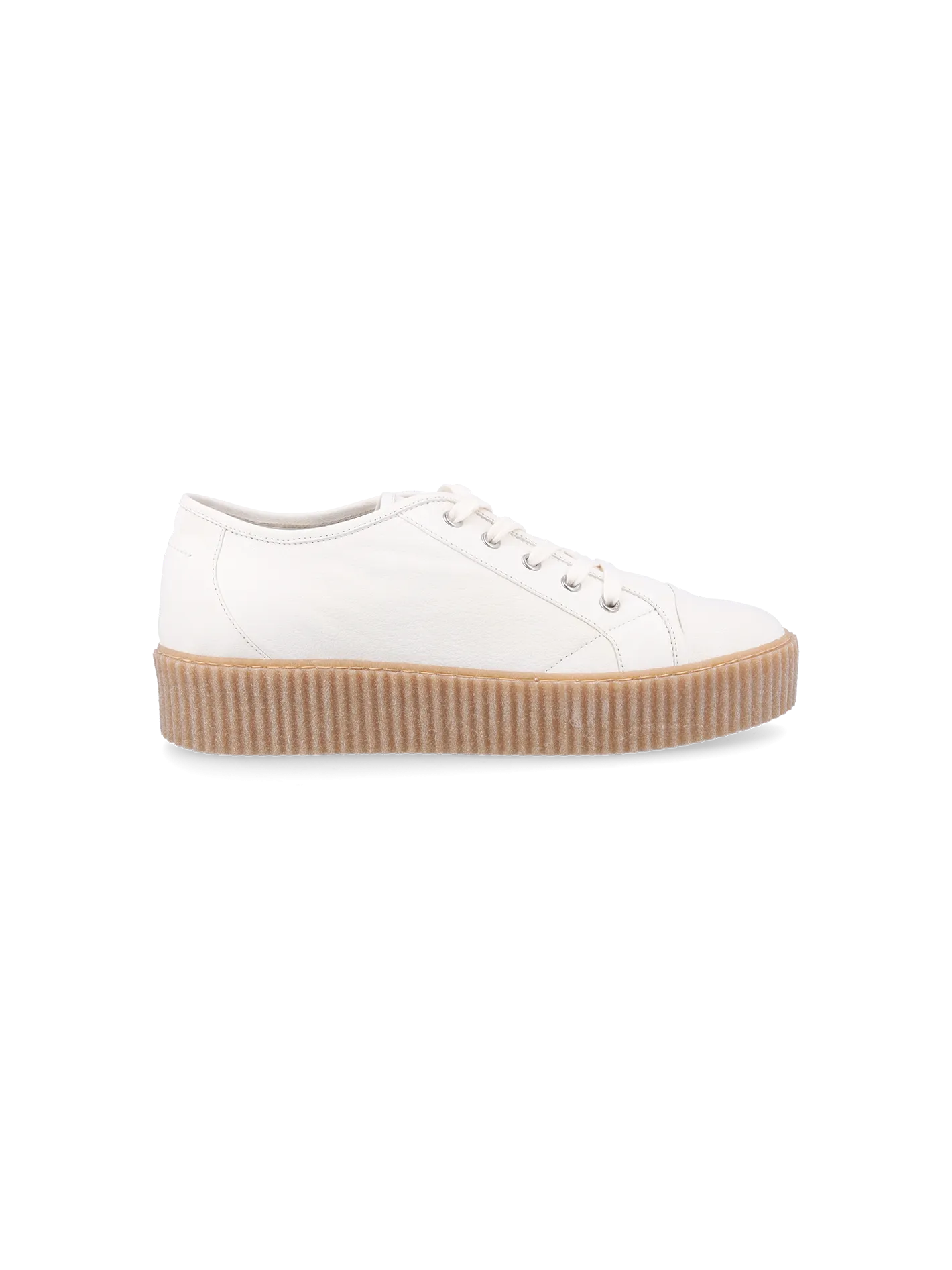 low-top leather sneakers