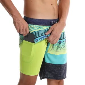 Men's Casual Holiday Quick Dry Beach Shorts Swimming Trunks