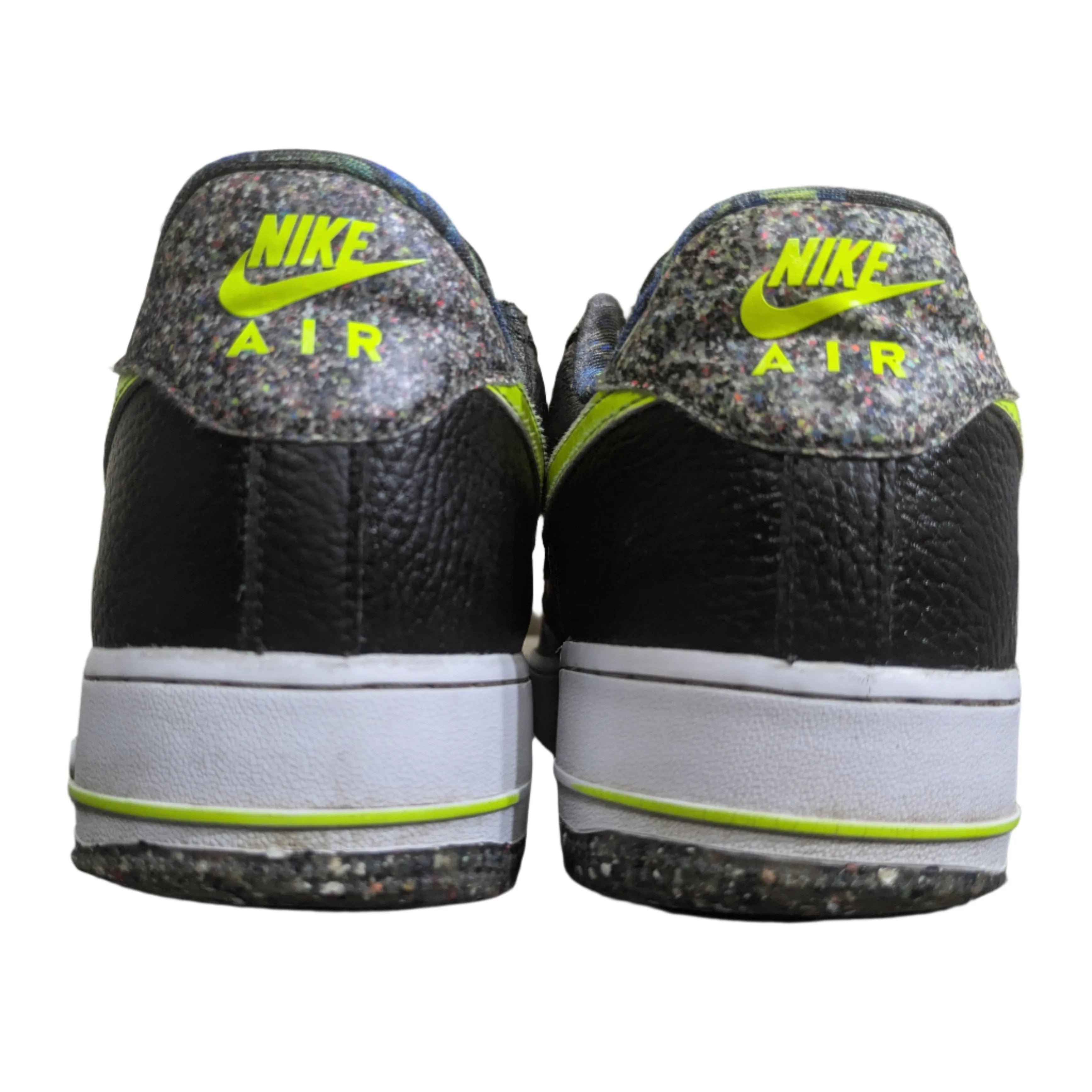 Nike Air Force 1 Low Black Volt Grind Sneakers Size UK 10 / EU 45 / US 11