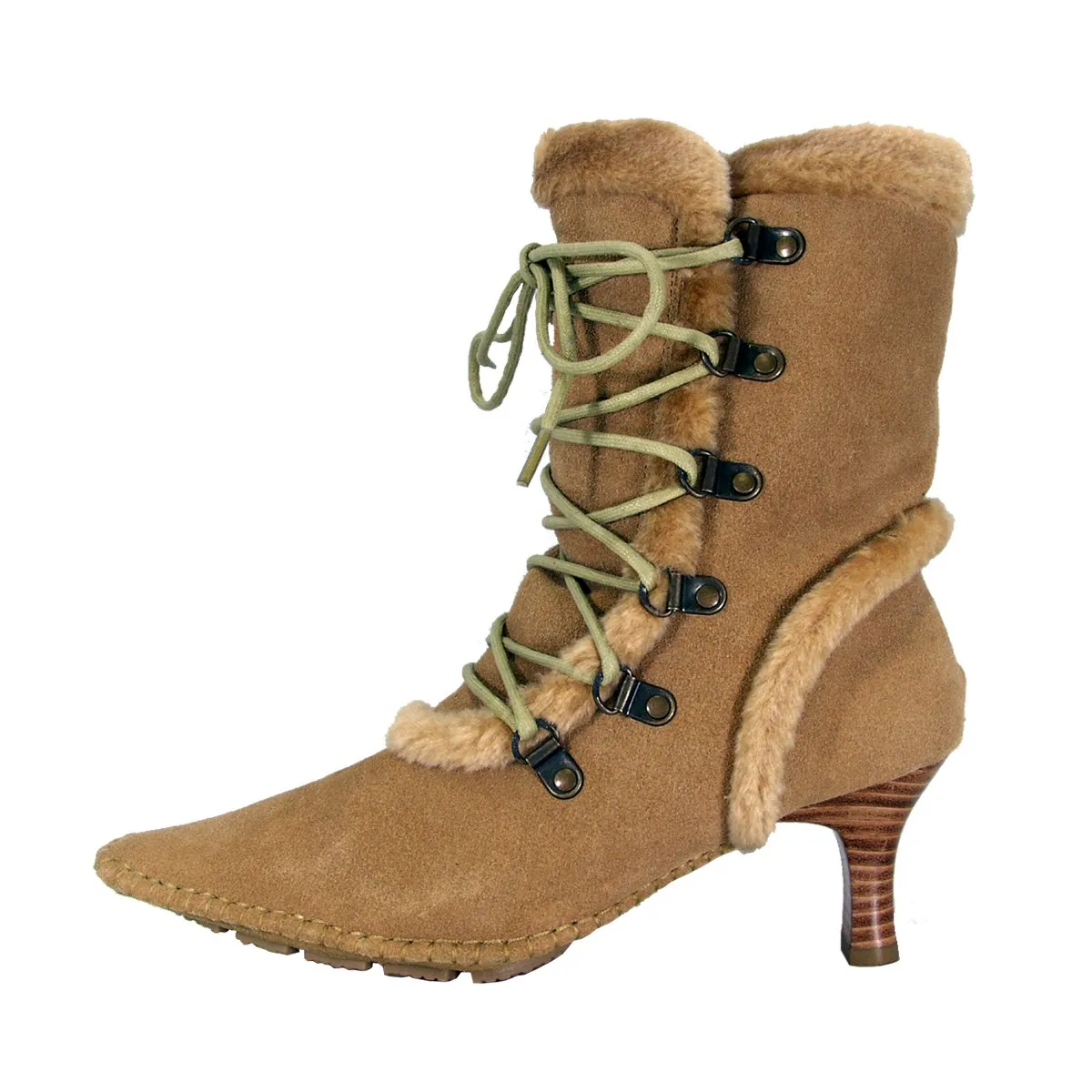 PEERAGE Viola Women's Wide Width Dress Boots with Zipper