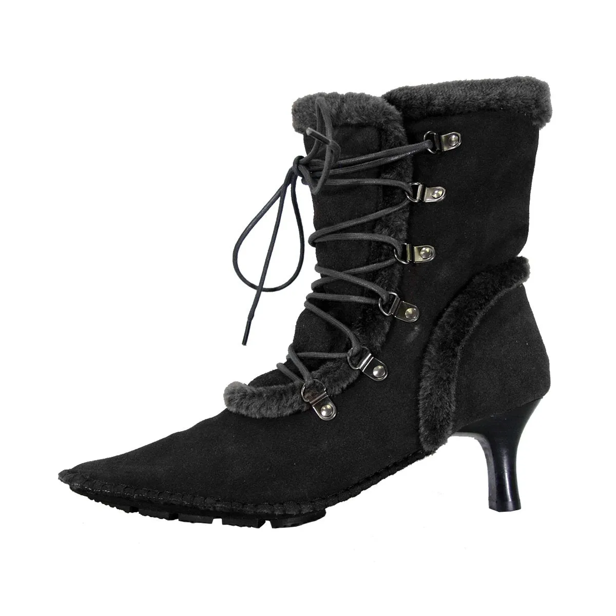 PEERAGE Viola Women's Wide Width Dress Boots with Zipper