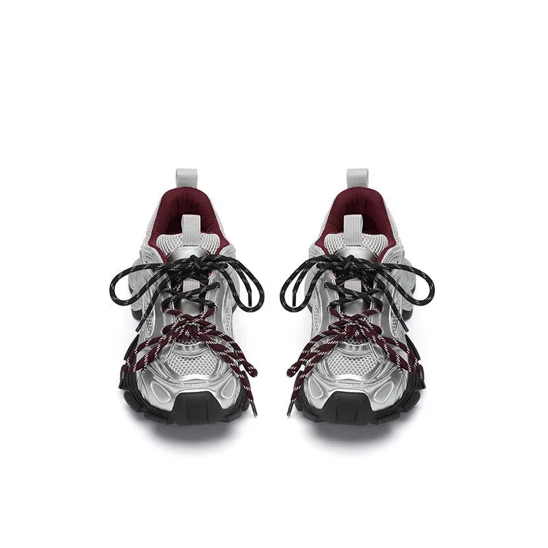 Phantom Butterfly Sole Retro Pop Shoes Silvery