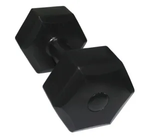 Plastic Hexagonal Fitness Dumbbell 5Kg