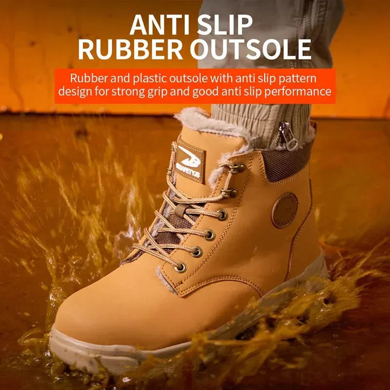 S3  winter work safety boots waterproof