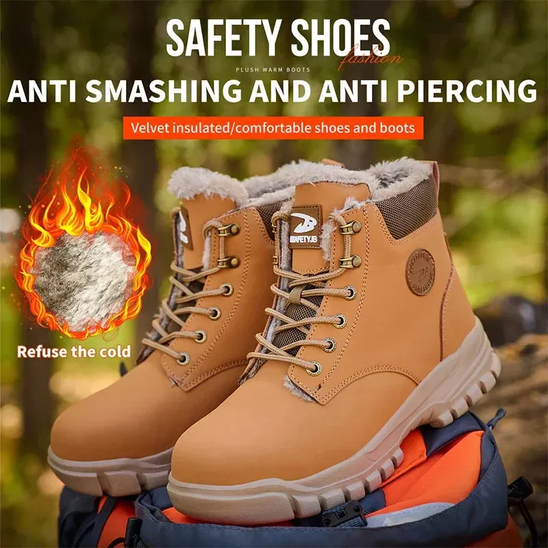 S3  winter work safety boots waterproof