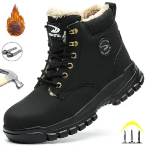 S3  winter work safety boots waterproof