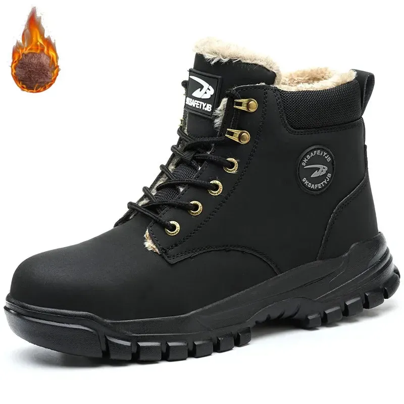 S3  winter work safety boots waterproof