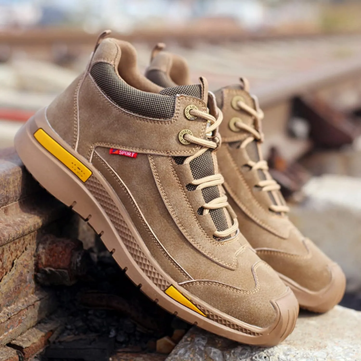 STRIDE™ ANTI-SMASH WATERPROOF STEEL TOE SAFETY SHOES
