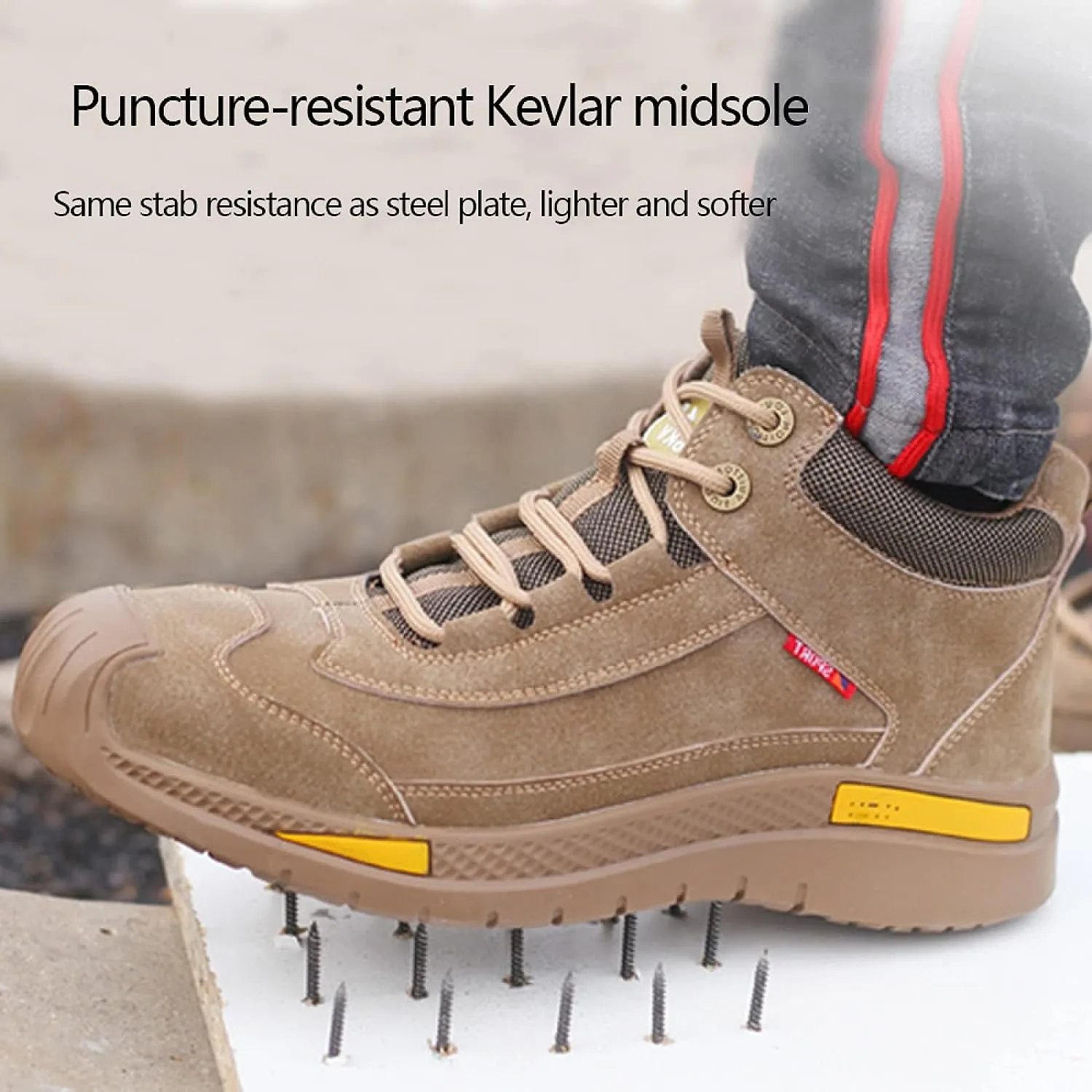 STRIDE™ ANTI-SMASH WATERPROOF STEEL TOE SAFETY SHOES
