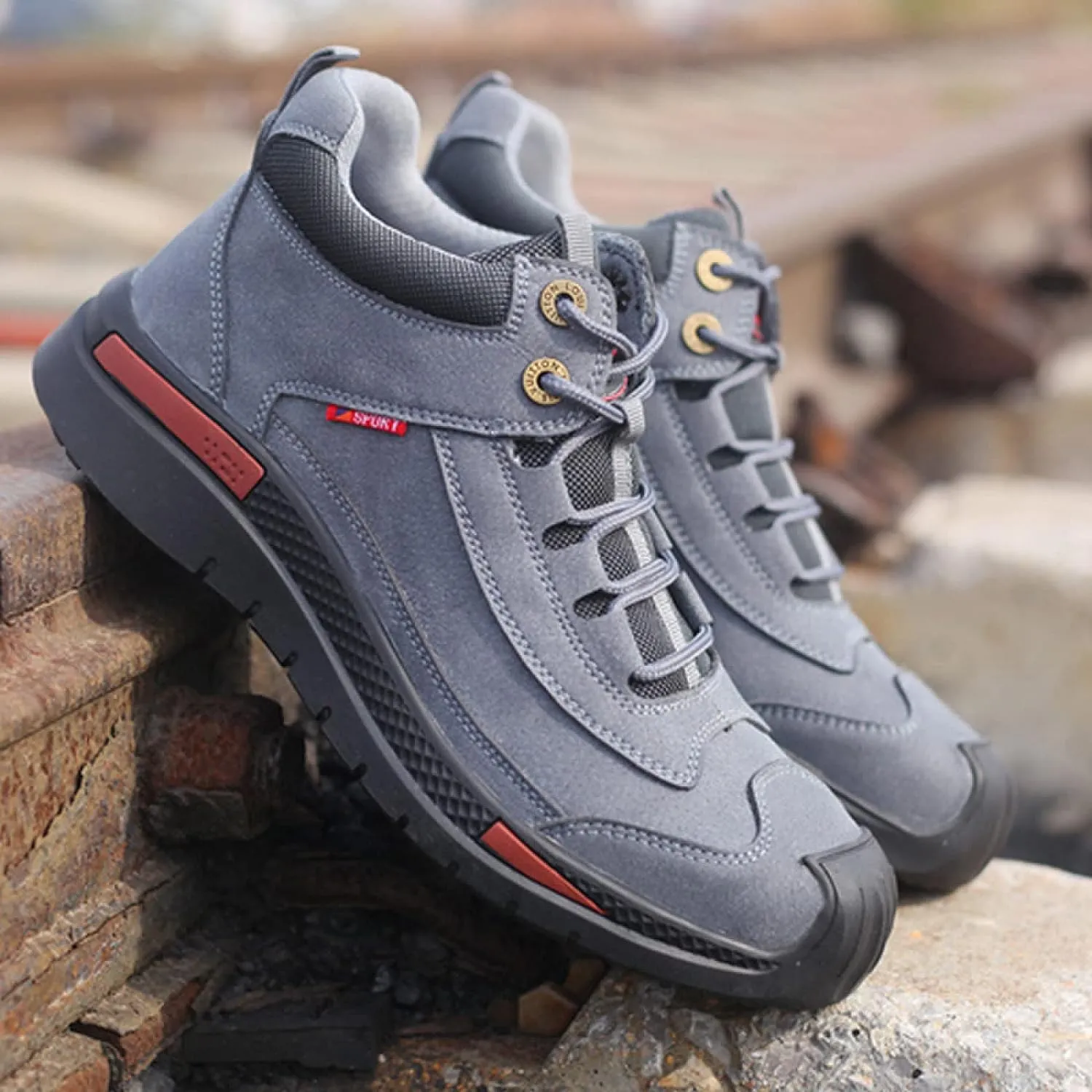 STRIDE™ ANTI-SMASH WATERPROOF STEEL TOE SAFETY SHOES