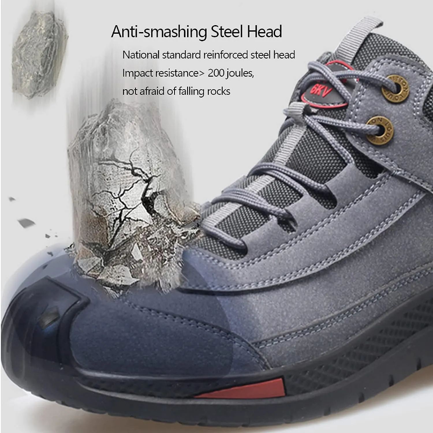 STRIDE™ ANTI-SMASH WATERPROOF STEEL TOE SAFETY SHOES
