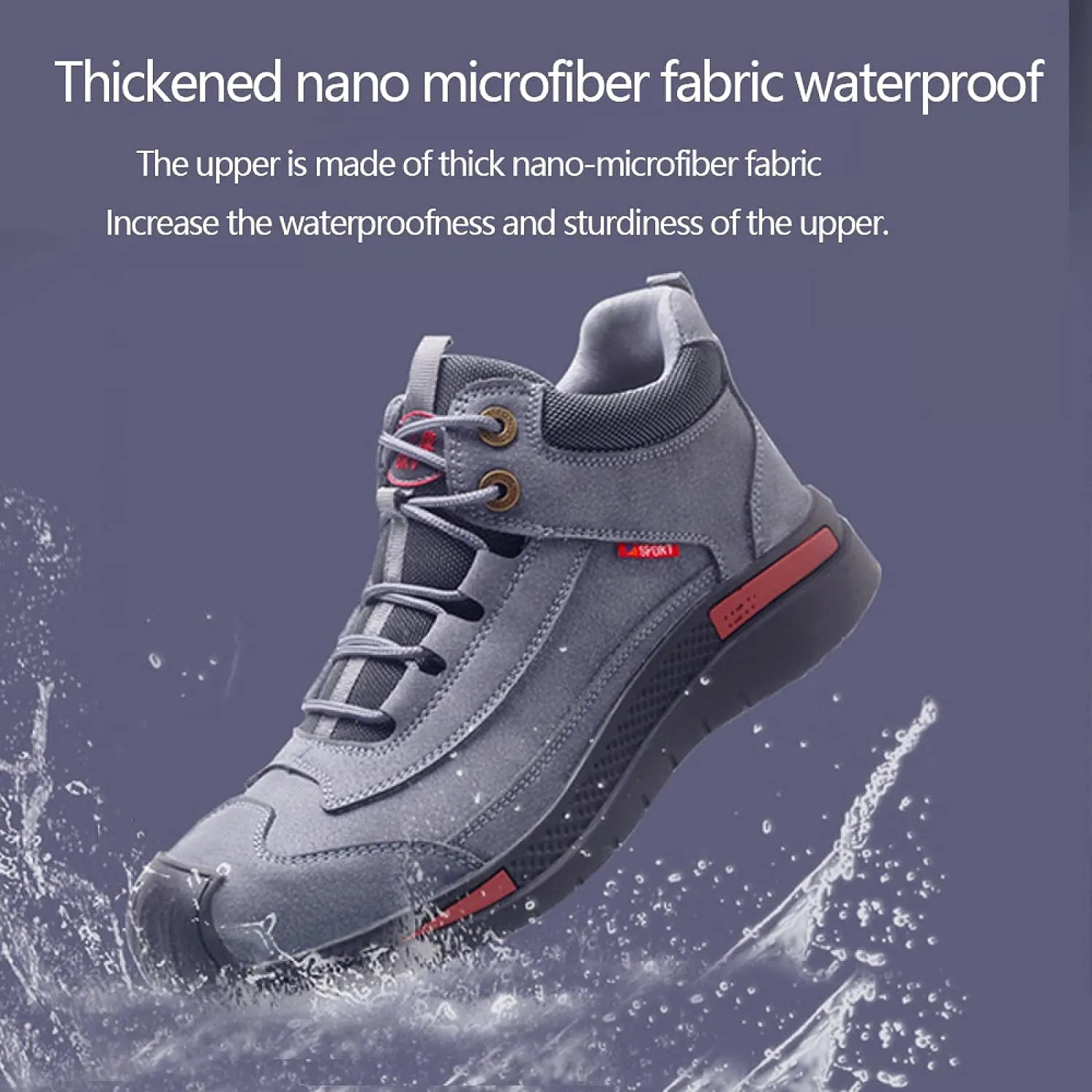STRIDE™ ANTI-SMASH WATERPROOF STEEL TOE SAFETY SHOES