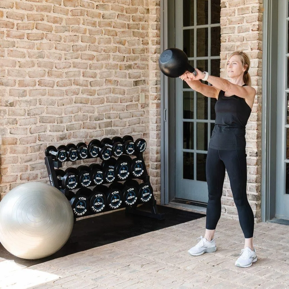 Top Fitness Urethane Kettlebell