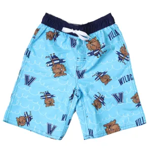 Villanova Wildcats Youth Boys Caricature Swim Trunk