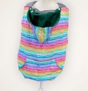 Watercolor Stripes - Organic Luxe Carrier Cover