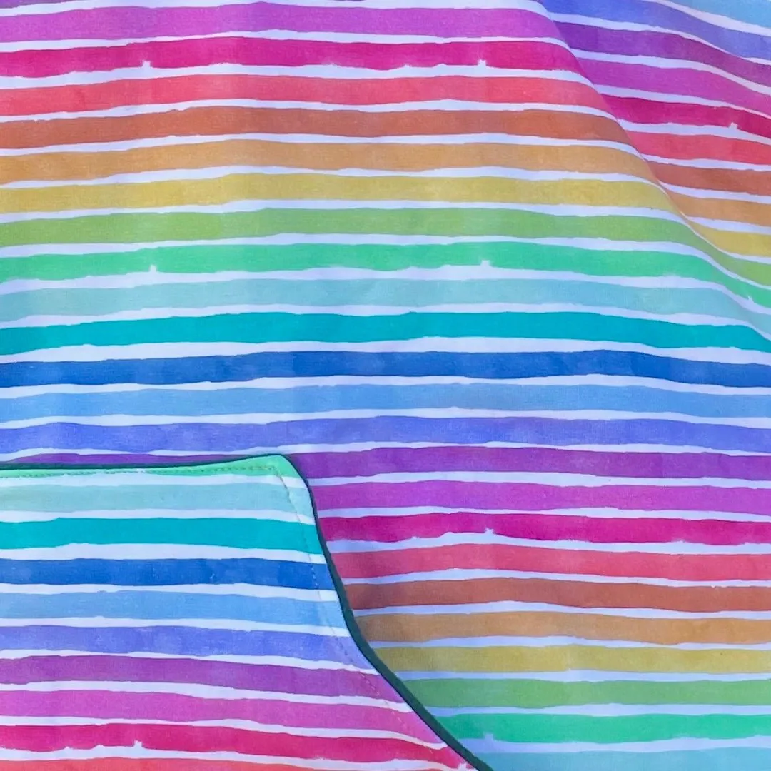 Watercolor Stripes - Organic Luxe Carrier Cover